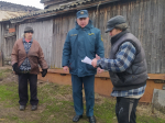 В Наровчатском районе продолжается работа по профилактике пожарной безопасности в жилом секторе