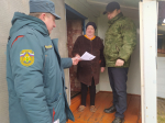 В Наровчатском районе продолжается работа по профилактике пожарной безопасности в жилом секторе