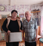 В Наровчатском районе продолжают поздравлять долгожителей с юбилейными днями рождения