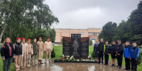 Ученики школы с.Наровчат приняли участие в мероприятии, посвященном Дню ветеранов боевых действий - Наровчатский район
