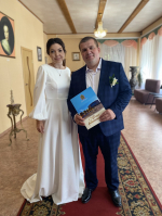 В Пушкинском центре прошла торжественная регистрация бракосочетания