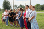 В селе Потодеево торжественно открыли новую детскую  площадку