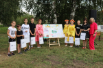 В селе Потодеево торжественно открыли новую детскую  площадку